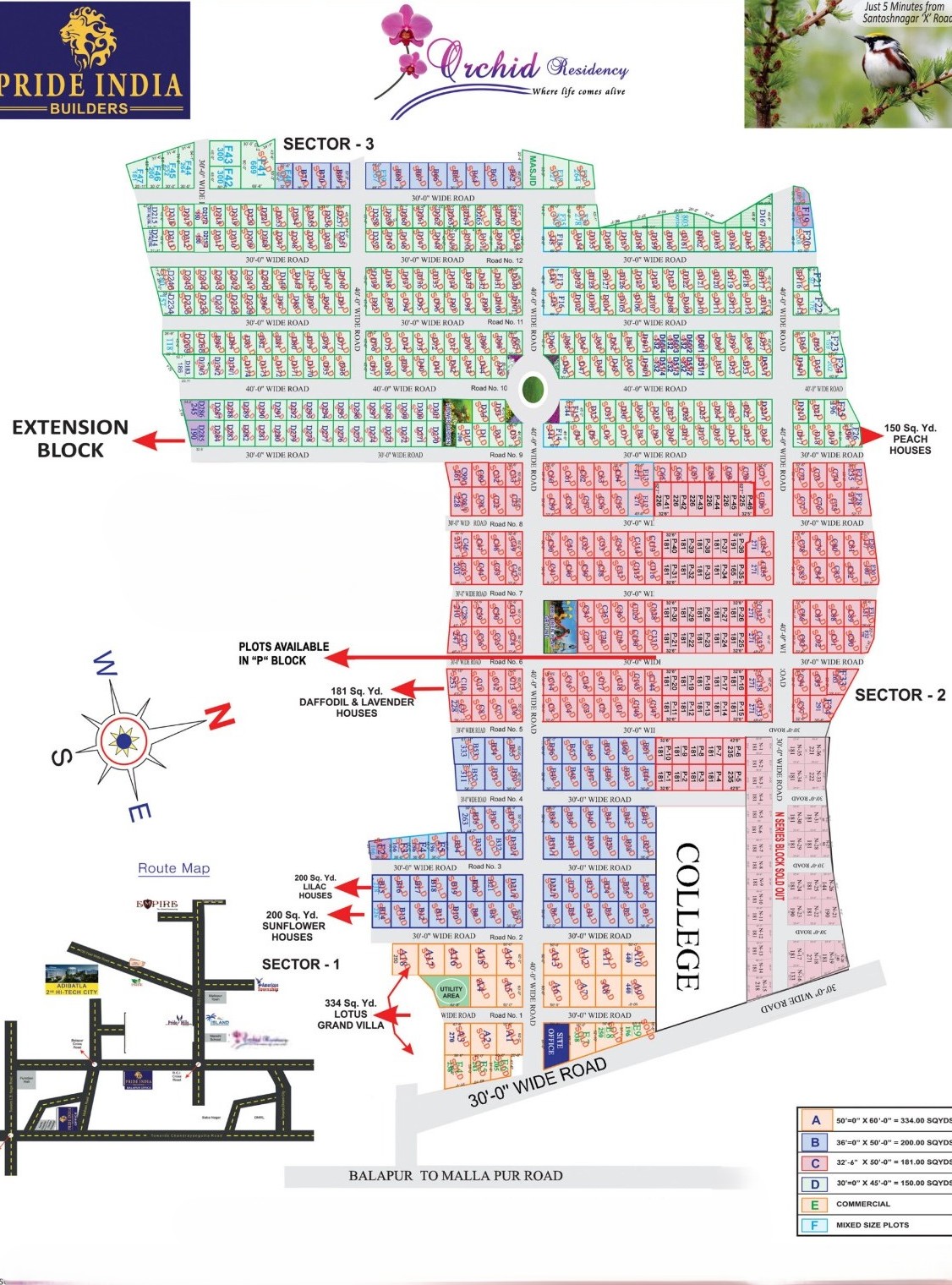 Orchid Residency Layout
